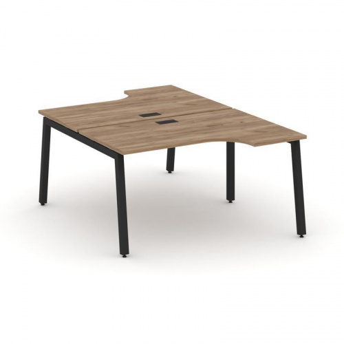 Style Project Рабочая станция эргоном. SN-5A.DRPA-002 Дуб Наварра/Металл Антрацит 1580*1232/1992*750 фото 6