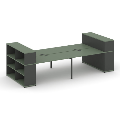 Бенч-система с опорными стеллажами Concept CN.DRS-255 Бенч-система с опорными стеллажами Concept CN.DRS-255