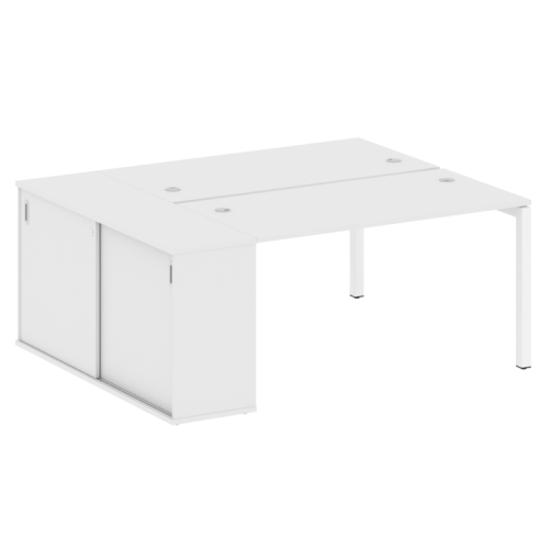 Бенч-система с шкафом-купе на П-обр. м/к Metal System Quattro 50БП.РС-СШК-1.3 фото 13