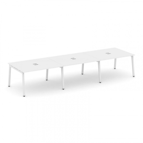 Style Project Стол переговорный SN-5A.SPRG-054 Акация Лорка/Металл Белый 4740*1180*750 фото 18