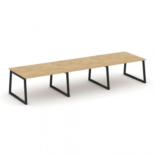 Style Project Стол переговорный SN-5T1.SPRG-053.3 Акация Лорка/Металл Антрацит 4140*1180*750 фото 3 Style Project Стол переговорный SN-5T1.SPRG-053.3 Акация Лорка/Металл Антрацит 4140*1180*750 фото 3