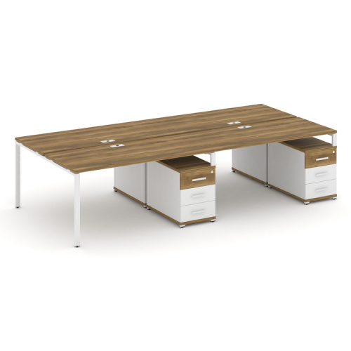 Бенч-система на 4 места с 2 опорными тумбами Concept CN.DRS-320 фото 8