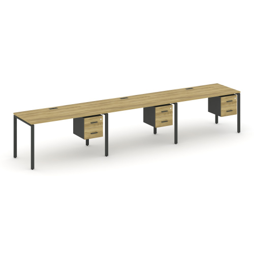 Бенч-система на 3 места с подвесными тумбами Concept CN.ORS-133 фото 4 Бенч-система на 3 места с подвесными тумбами Concept CN.ORS-133 фото 4