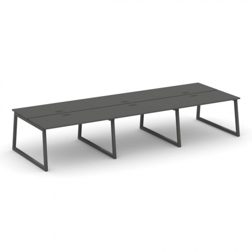 Style Project Рабочая станция 2-х сторон. SN-5T1.DRS-061 Акация Лорка/Металл Антрацит/Заглушка Пласт фото 27