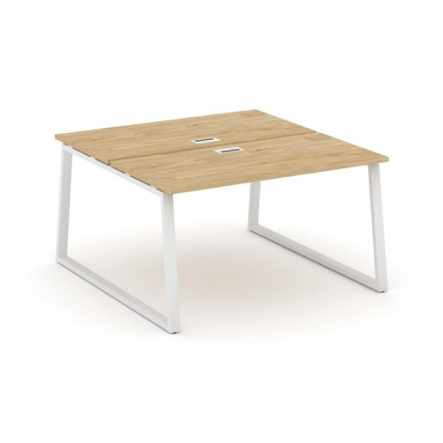 Style Project Рабочая станция 2-х сторон. SN-6T1.DRS-013 Акация Лорка/Металл Антрацит/Заглушка Пласт фото 3