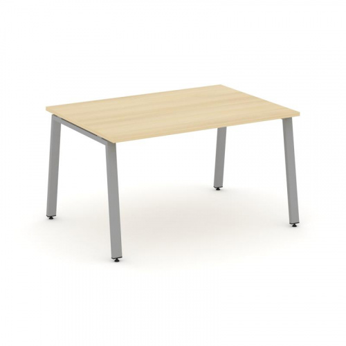 Style Project Стол переговорный SN-6A.SPRG-004.3 Дуб Наварра/Металл Белый 1580*980*750 фото 5