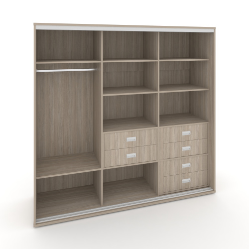 Корпус 3-х секционного шкафа низкого L=2069мм Maris SH.K3-4.2 K3 фото 6