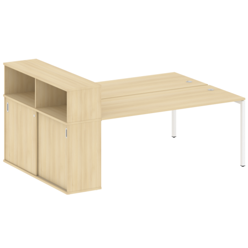 Бенч-система с шкафом-купе на П-обр. м/к Metal System Quattro 40БП.РС-СШК-2.5 фото 10 Бенч-система с шкафом-купе на П-обр. м/к Metal System Quattro 40БП.РС-СШК-2.5 фото 10