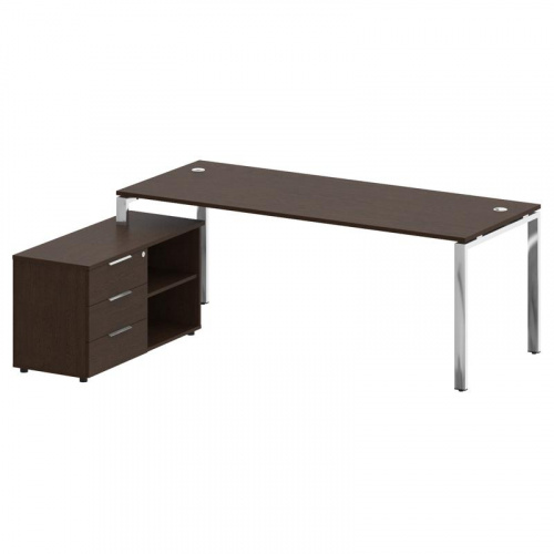 Стол руководителя с тумбой Metal System Direct БГ.СРТ-6.8 (L) фото 2 Стол руководителя с тумбой Metal System Direct БГ.СРТ-6.8 (L) фото 2