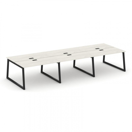 Style Project Рабочая станция 2-х сторон. SN-5T1.DRS-061 Акация Лорка/Металл Антрацит/Заглушка Пласт фото 8