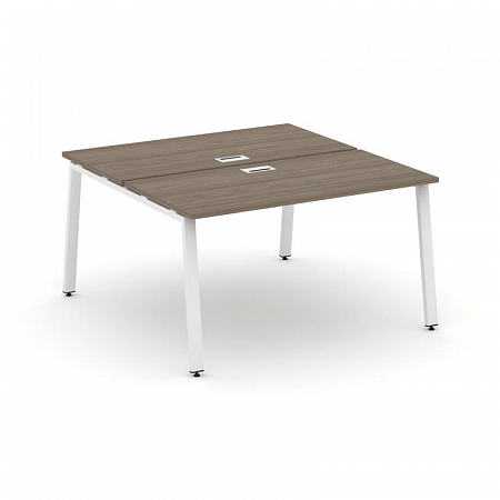 Style Project Рабочая станция 2-х сторон. SN-6A.DRS-024 Вяз Благородный/Металл Белый 1580*1632*750