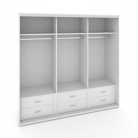 Корпус 3-х секционного шкафа низкого L=1919мм Maris SH.K3-3.2 K4