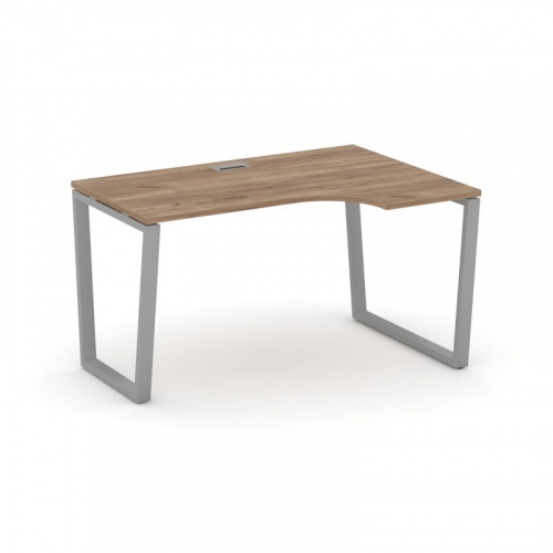 Style Project Стол рабочий эргоном. SN-6T2.SPA-012(R) Акация Лорка/Металл Антрацит/Заглушка Пластик фото 10