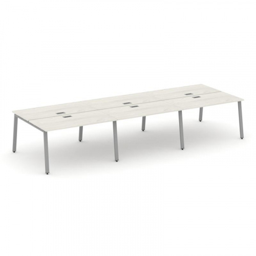 Style Project Рабочая станция 2-х сторон. SN-6A.DRS-081 Дуб Табак/Металл Белый 2940*1632*750 фото 3