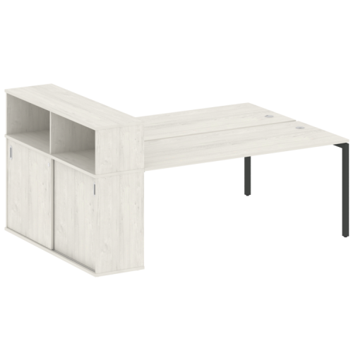 Бенч-система с шкафом-купе на П-обр. м/к Metal System Quattro 40БП.РС-СШК-2.5 фото 8 Бенч-система с шкафом-купе на П-обр. м/к Metal System Quattro 40БП.РС-СШК-2.5 фото 8