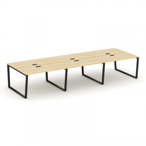 Style Project Рабочая станция 2-х сторон. SN-6T2.DRS-063 Акация Лорка/Металл Антрацит/Заглушка Пласт фото 4