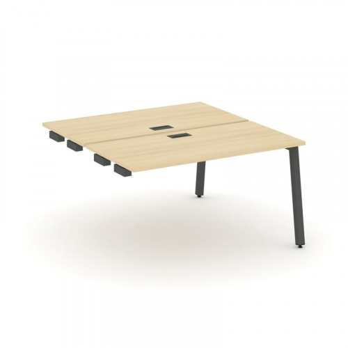 Style Project Стол-приставка к опор. элем. SN-5A.DPRS-003 Дуб Табак/Металл Белый 1380*1232*750 фото 17