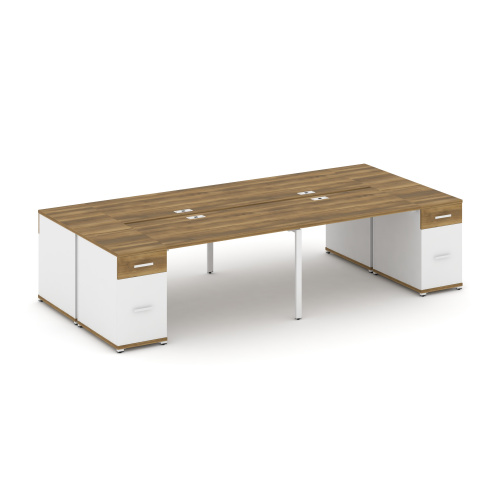 Бенч-система на 4 места с 2 опорными тумбами Concept CN.DRS-430 фото 8 Бенч-система на 4 места с 2 опорными тумбами Concept CN.DRS-430 фото 8