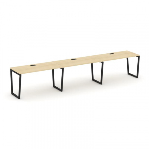 Style Project Рабочая станция 1 сторон. SN-4T2.ORS-042 Акация Лорка/Металл Антрацит/Заглушка Пластик фото 19