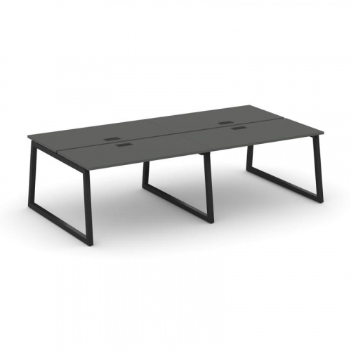 Style Project Рабочая станция 2-х сторон. SN-5T1.DRS-032 Акация Лорка/Металл Антрацит/Заглушка Пласт фото 7