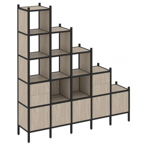 Стеллаж офисный прямой Loft VR.L-23 фото 3 Стеллаж офисный прямой Loft VR.L-23 фото 3