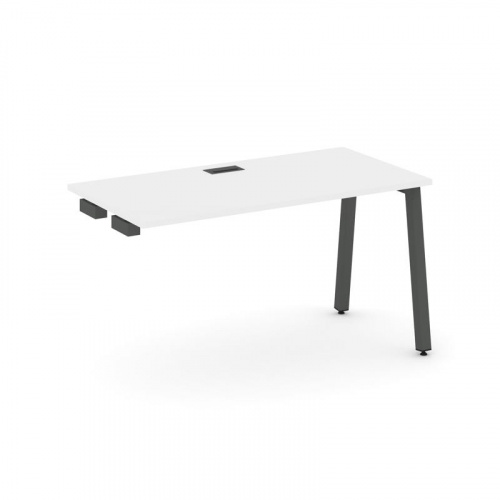 Style Project Стол-приставка к опор. элем. SN-5A.OPRS-013 Дуб Табак/Металл Белый 1380*700*750 фото 26