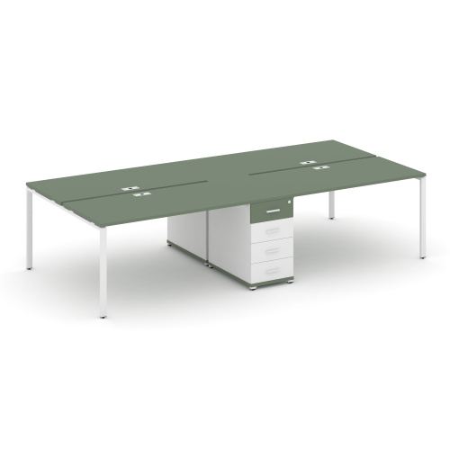 Бенч-система на 4 места с 1 опорной тумбой Concept CN.DRS-417 фото 5 Бенч-система на 4 места с 1 опорной тумбой Concept CN.DRS-417 фото 5