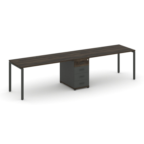 Бенч-система на 2 места с 1 опорной тумбой Concept CN.ORS-403 фото 3 Бенч-система на 2 места с 1 опорной тумбой Concept CN.ORS-403 фото 3