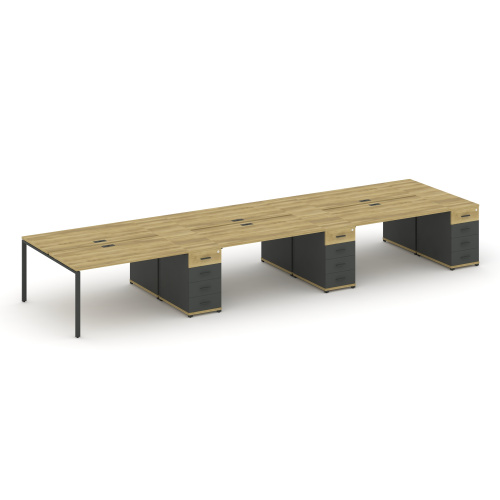 Бенч-система на 6 мест с 3 опорными тумбами Concept CN.DRS-460 фото 4 Бенч-система на 6 мест с 3 опорными тумбами Concept CN.DRS-460 фото 4