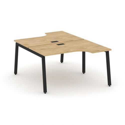 Style Project Рабочая станция эргоном. SN-5A.DRPA-002 Дуб Наварра/Металл Антрацит 1580*1232/1992*750 фото 12