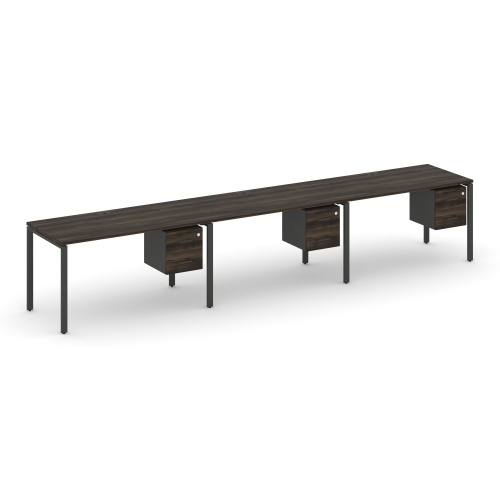 Бенч-система на 3 места с подвесными тумбами Concept CN.ORS-133 фото 3 Бенч-система на 3 места с подвесными тумбами Concept CN.ORS-133 фото 3