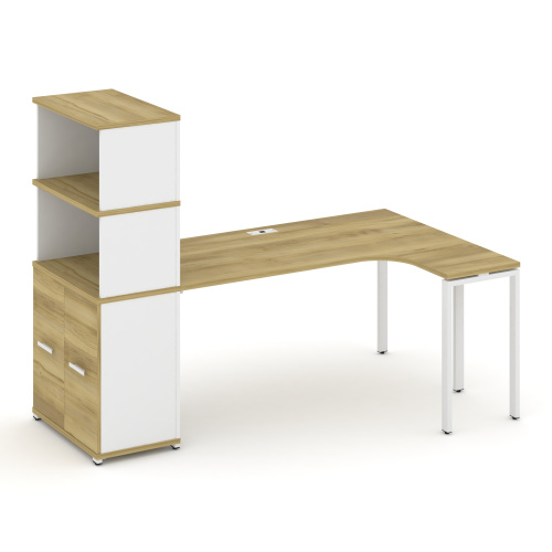 Стол эргономичный с опорным распашным шкафом Concept CN.SA-216(R) фото 3 Стол эргономичный с опорным распашным шкафом Concept CN.SA-216(R) фото 3