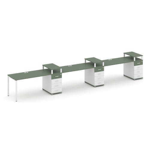 Бенч-система на 3 места с 3 опорными тумбами Concept CN.ORS-457 фото 5