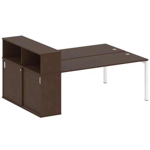 Бенч-система с шкафом-купе на П-обр. м/к Metal System Quattro 50БП.РС-СШК-2.5 фото 6 Бенч-система с шкафом-купе на П-обр. м/к Metal System Quattro 50БП.РС-СШК-2.5 фото 6