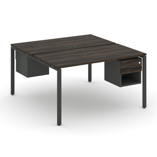 Бенч-система на 2 места с подвесными тумбами Concept CN.DRS-119 фото 3