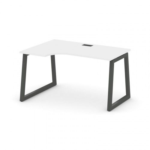 Style Project Стол рабочий эргоном. SN-5T1.SPA-002(L) Акация Лорка/Металл Антрацит/Заглушка Пластик фото 26