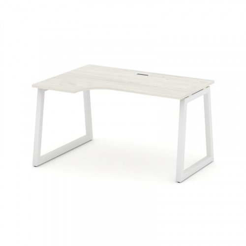 Style Project Стол рабочий эргоном. SN-5T1.SPA-002(L) Акация Лорка/Металл Антрацит/Заглушка Пластик фото 13