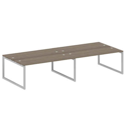 Бенч-система на 4 места на О-обр. м/к Metal System Quattro 50БО.СМ-4.5 Бенч-система на 4 места на О-обр. м/к Metal System Quattro 50БО.СМ-4.5