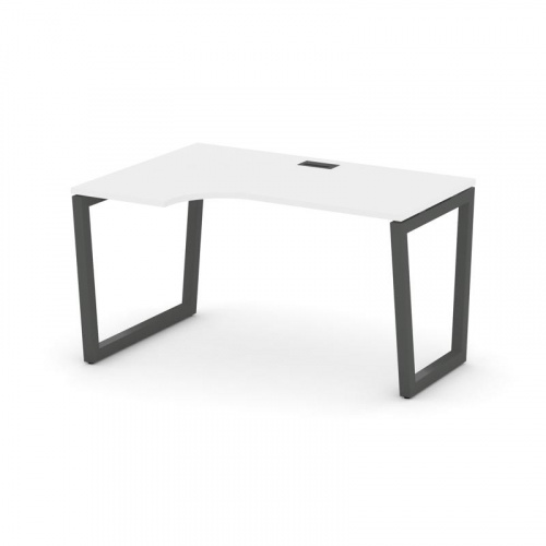 Style Project Стол рабочий эргоном. SN-5T2.SPA-002(L) Акация Лорка/Металл Антрацит/Заглушка Пластик фото 26