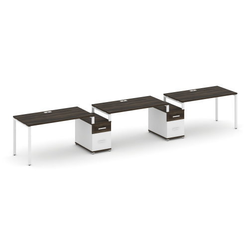 Бенч-система на 3 места с 2 опорными тумбами Concept CN.ORS-331 фото 10 Бенч-система на 3 места с 2 опорными тумбами Concept CN.ORS-331 фото 10