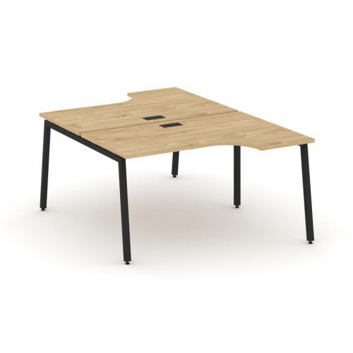 Style Project Рабочая станция эргоном. SN-4A.DRPA-012 Дуб Табак/Металл Антрацит 1580*1432/1992*750 фото 4