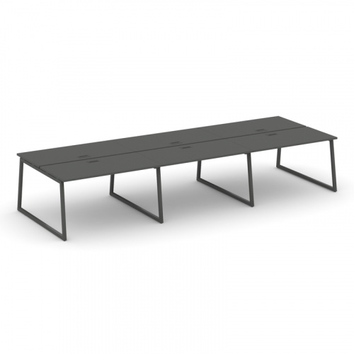 Style Project Рабочая станция 2-х сторон. SN-4T1.DRS-082 Акация Лорка/Металл Антрацит/Заглушка Пласт фото 14