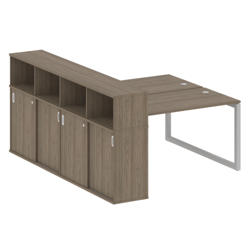 Бенч-система с шкафом-купе на О-обр. м/к Metal System Quattro 50БО.РС-СШК-4.3 фото 2 Бенч-система с шкафом-купе на О-обр. м/к Metal System Quattro 50БО.РС-СШК-4.3 фото 2