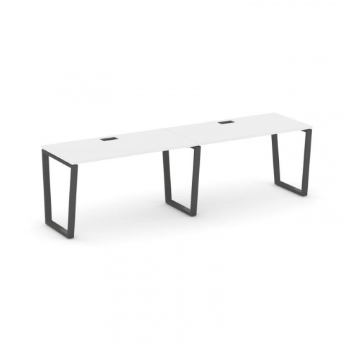 Style Project Рабочая станция 1 сторон. SN-6T2.ORS-003 Акация Лорка/Металл Антрацит/Заглушка Пластик фото 26