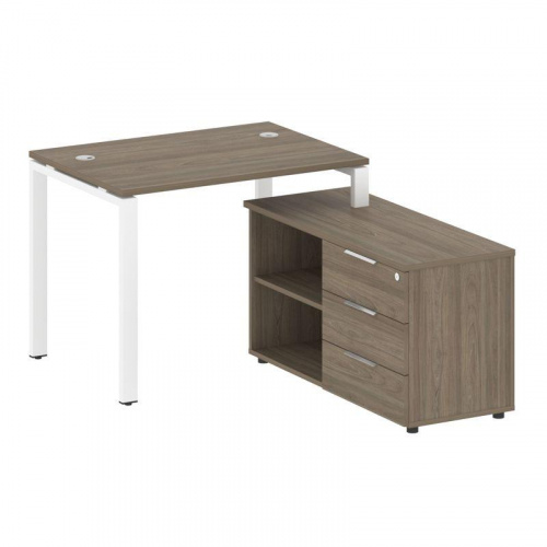 Бенч-система с тумбой на П-обр. м/к Metal System БП.РС-СТС-2.1