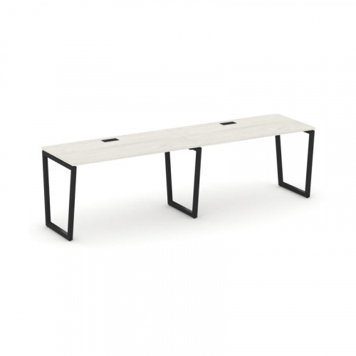 Style Project Рабочая станция 1 сторон. SN-4T2.ORS-002 Акация Лорка/Металл Антрацит/Заглушка Пластик фото 8