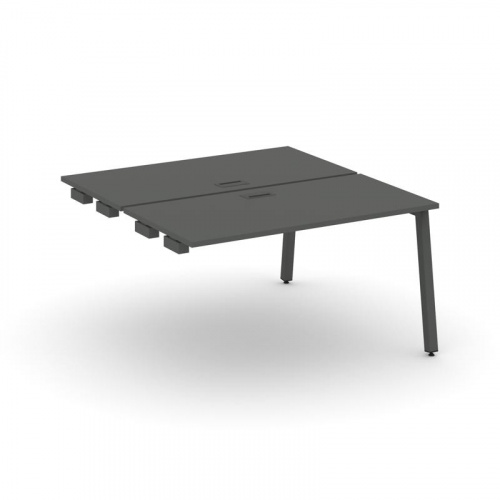 Style Project Стол-приставка к опор. элем. SN-5A.DPRS-003 Дуб Табак/Металл Белый 1380*1232*750 фото 24