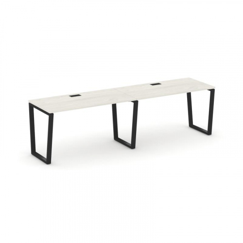 Style Project Рабочая станция 1 сторон. SN-6T2.ORS-003 Акация Лорка/Металл Антрацит/Заглушка Пластик фото 6