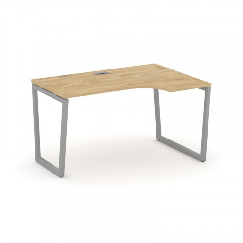 Style Project Стол рабочий эргоном. SN-4T2.SPA-002(R) Акация Лорка/Металл Антрацит/Заглушка Пластик фото 2