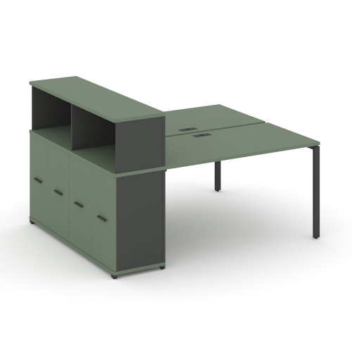 Бенч-система с опорным распашным шкафом Concept CN.DRS-228 фото 2 Бенч-система с опорным распашным шкафом Concept CN.DRS-228 фото 2